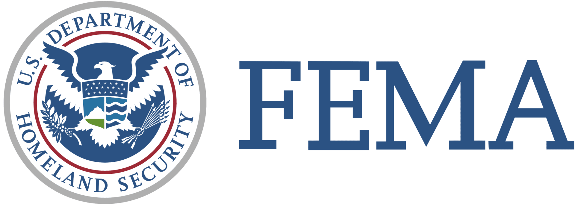 FEMA logo with the U.S. Department of Homeland Security seal